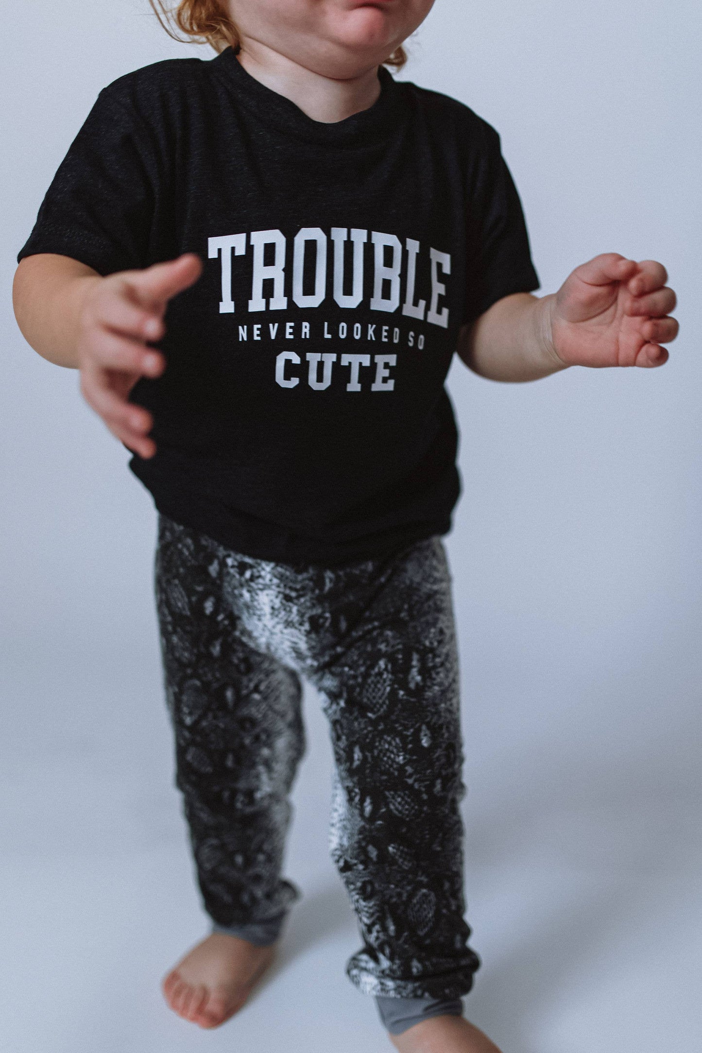 KIDS Trouble never looked so cute Tshirt