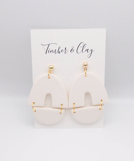 Textured Arch Dangles