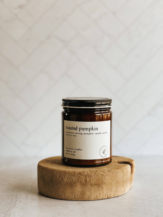 Toasted Pumpkin // 8oz soy candle