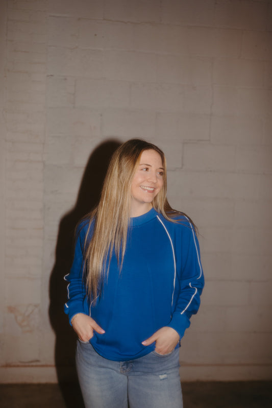 Tribal Piping Sweatshirt