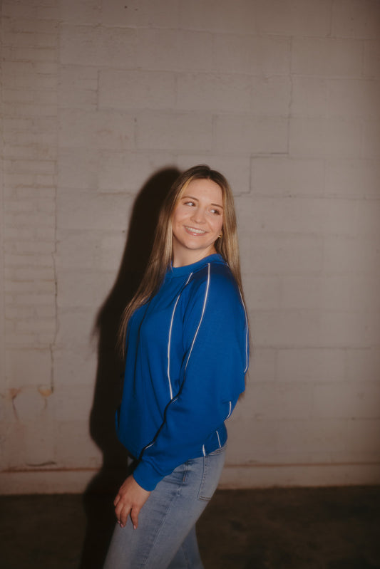 Tribal Piping Sweatshirt