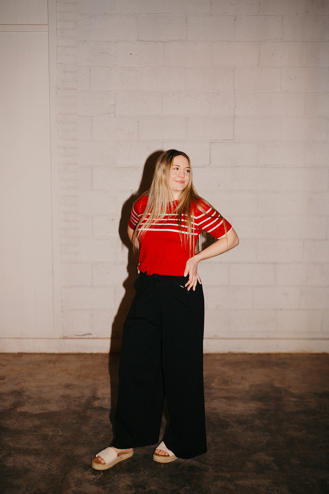 Liverpool Wide Leg Pleated Trouser