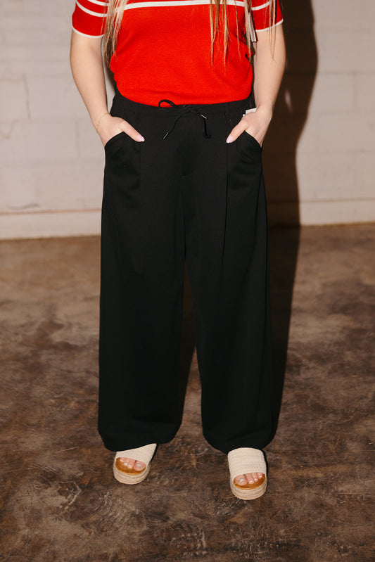 Liverpool Wide Leg Pleated Trouser