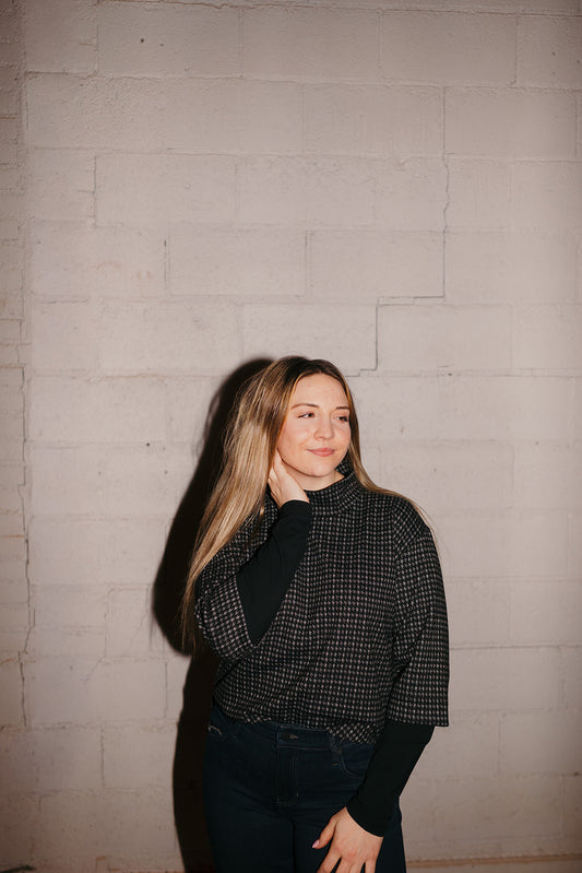 Tribal Mock Neck Shirt