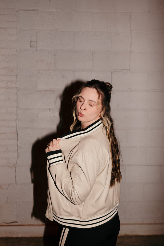 Elan Bomber Jacket with Trim