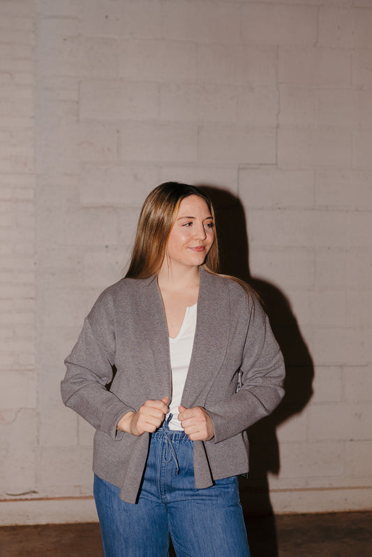 Tribal Grey Coatigan