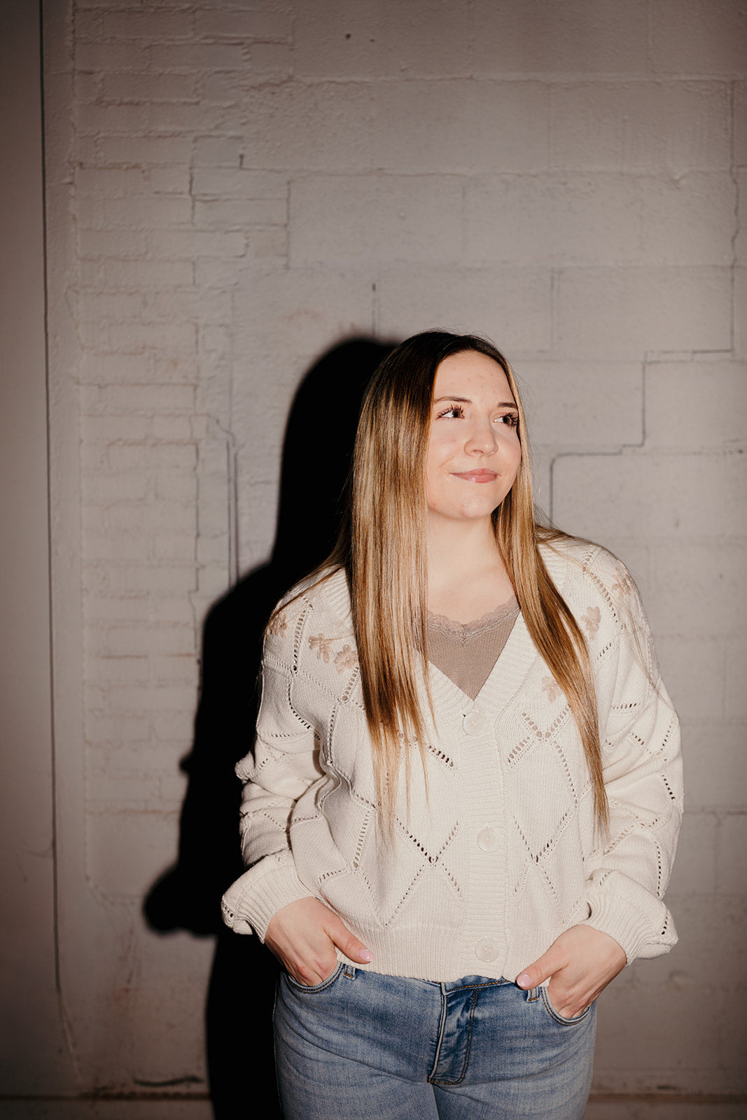 Dex Embroidered Cardigan