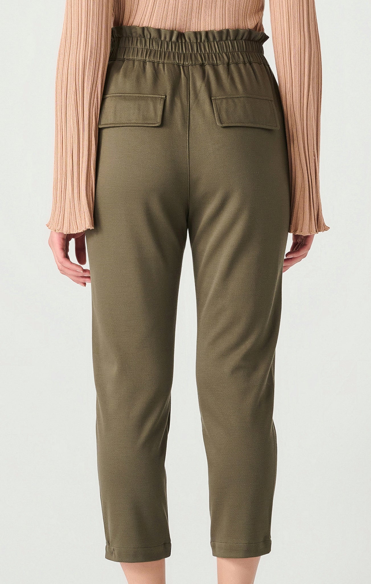 Green Straight Leg Trouser