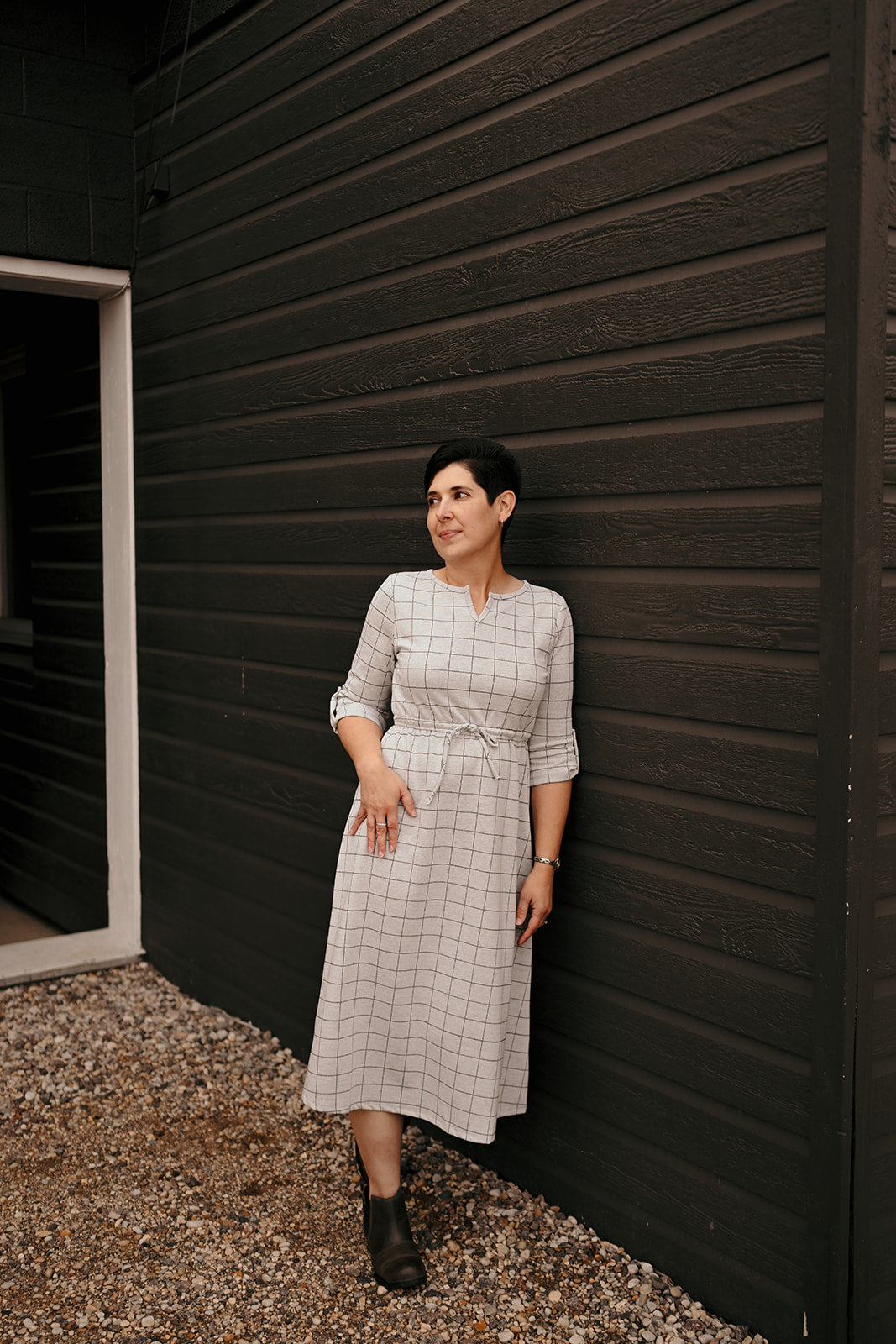 Monica Tie Waist Midi Dress