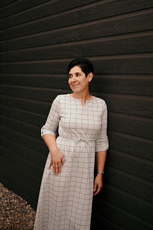 Monica Tie Waist Midi Dress