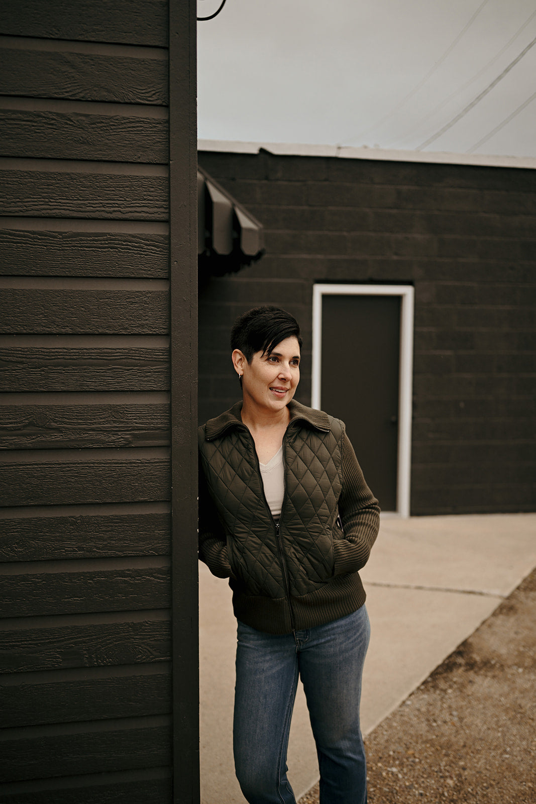 Liverpool Forest Green Zip Sweater