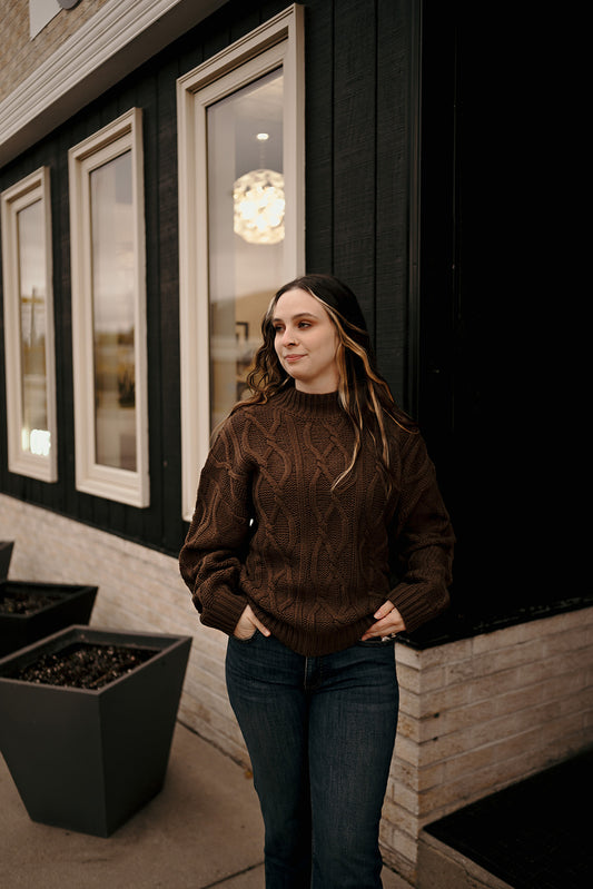 Elan Cocoa Sweater