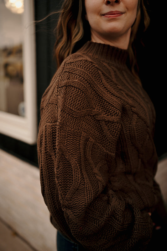 Elan Cocoa Sweater