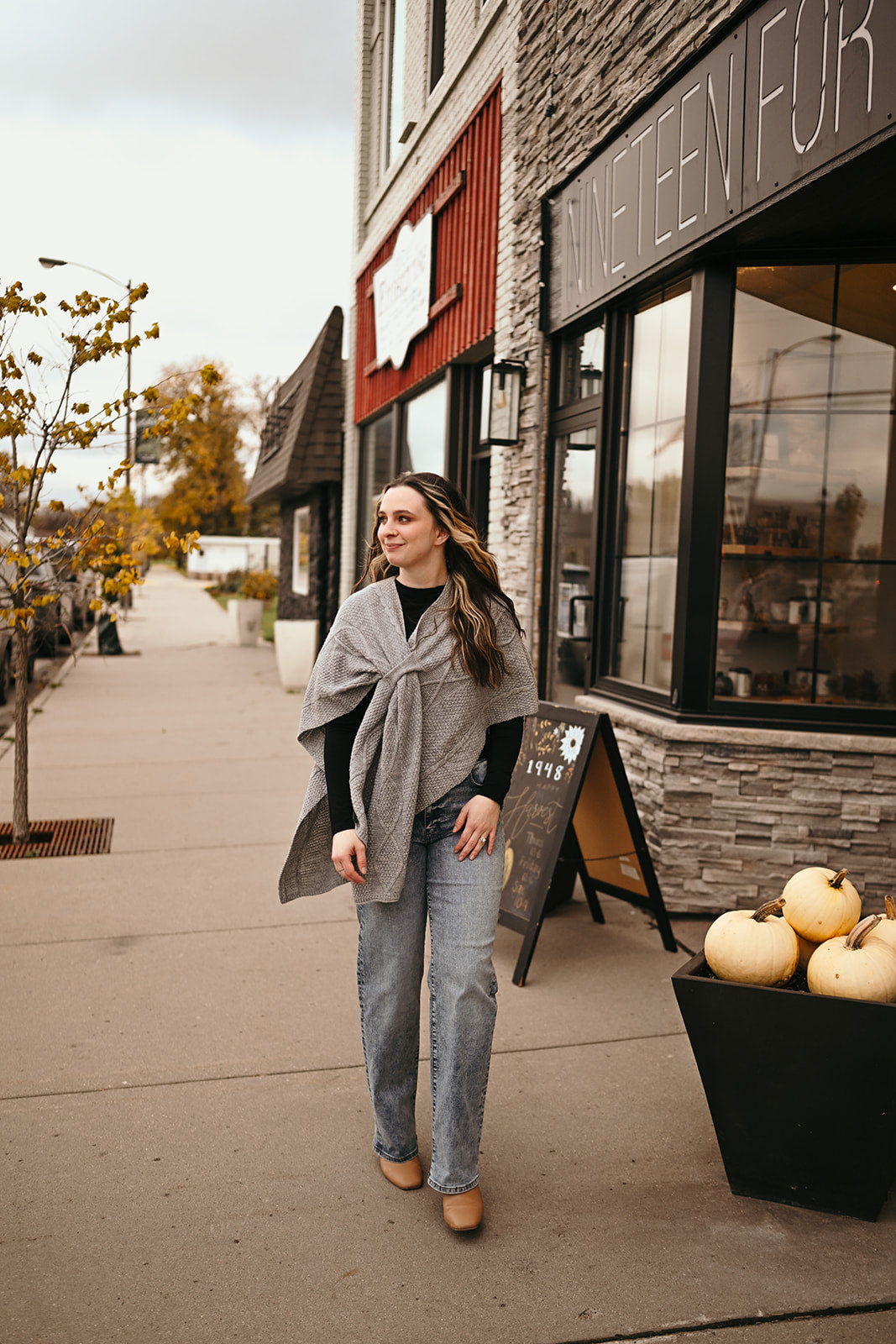 CoCo Pull Thru Wrap Sweater