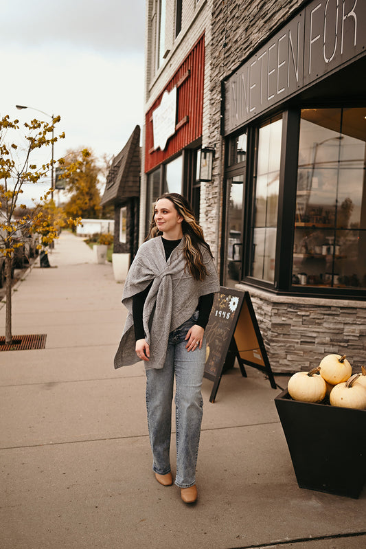 CoCo Pull Thru Wrap Sweater