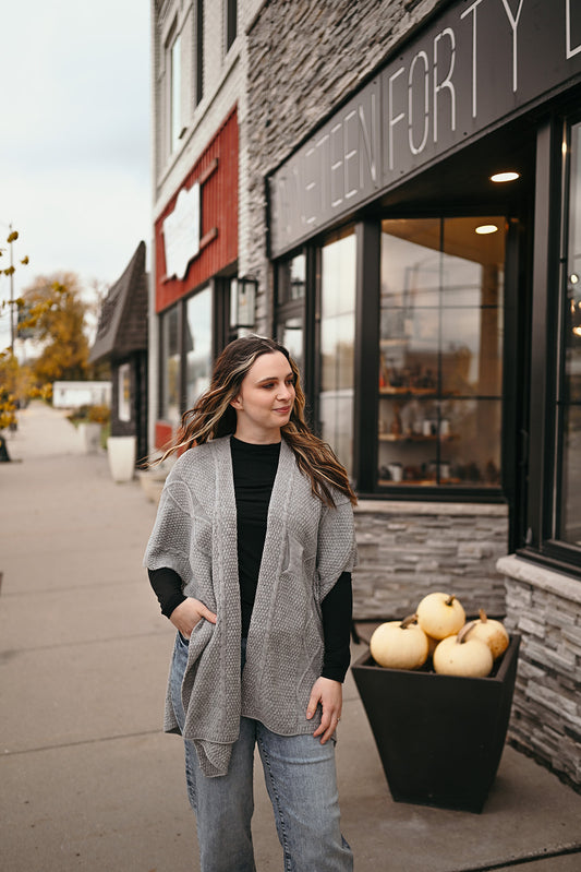 CoCo Pull Thru Wrap Sweater