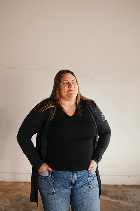 KIDSon Cares Lightweight Open Cardigan