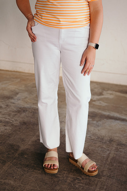 KUT Avery White jean