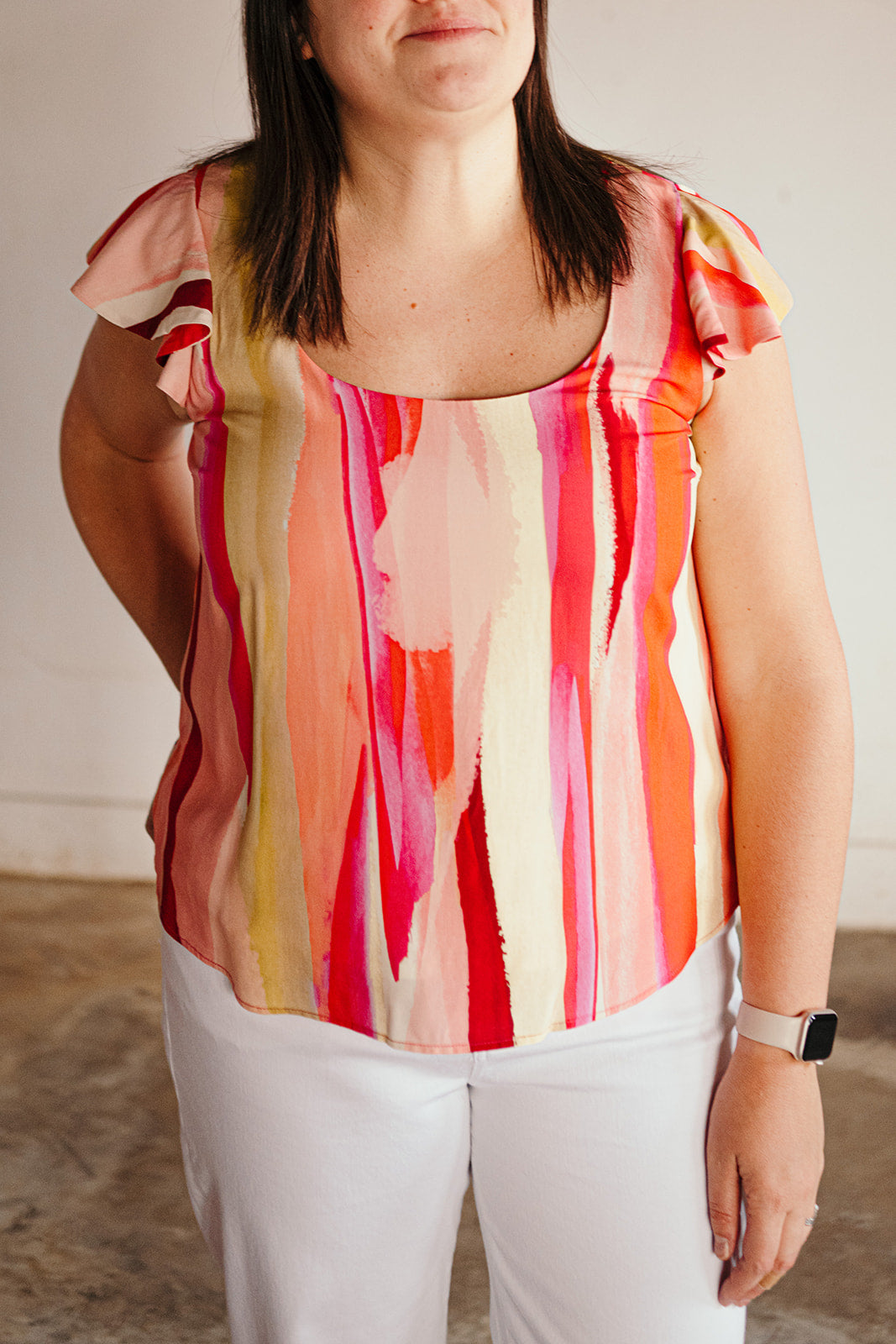 Liverpool Flutter Sleeve top