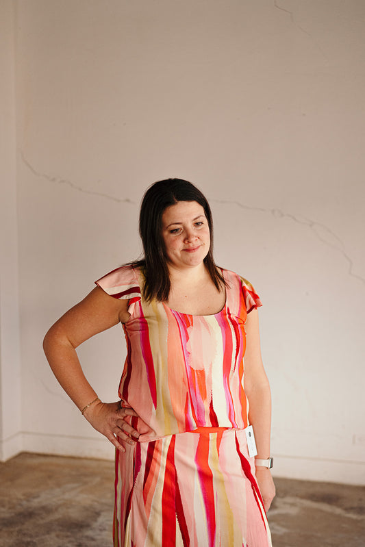 Liverpool Flutter Sleeve top