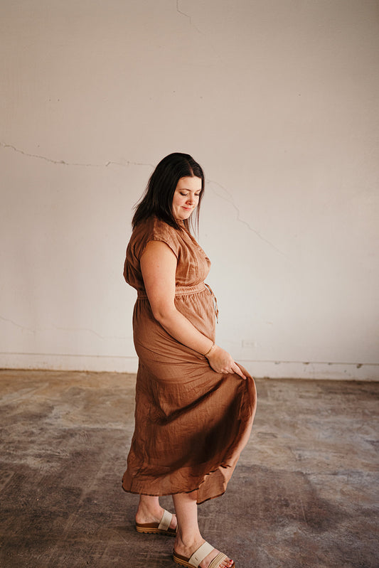 Elan Caramel Dress