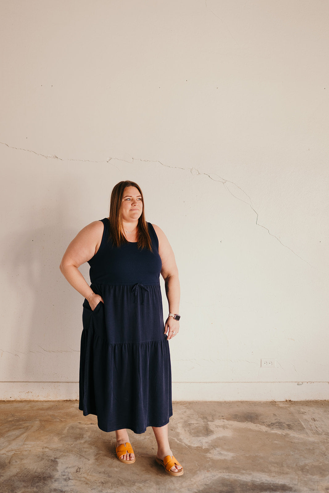 Tribal Navy Dress