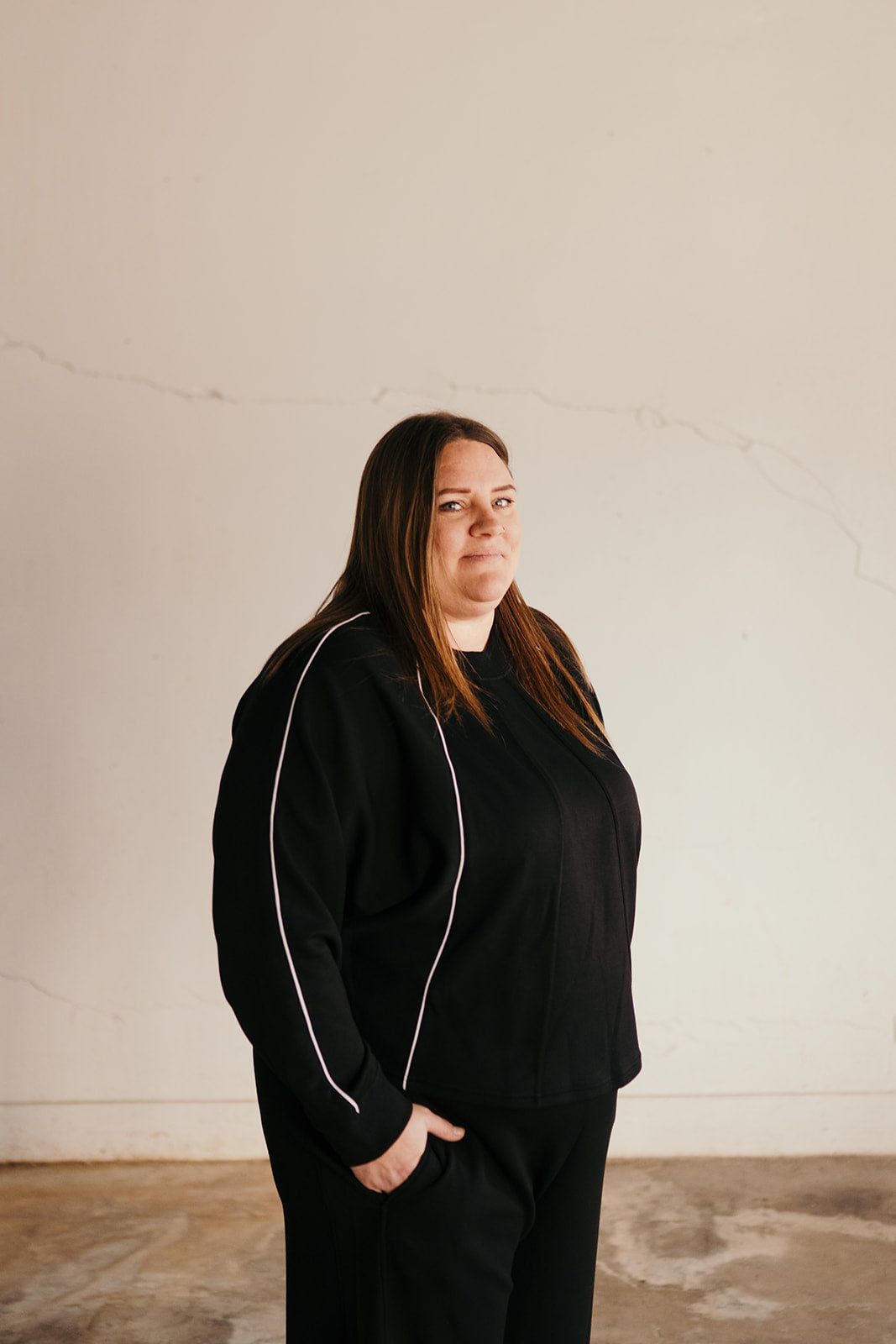 Tribal Black Piping Sweatshirt