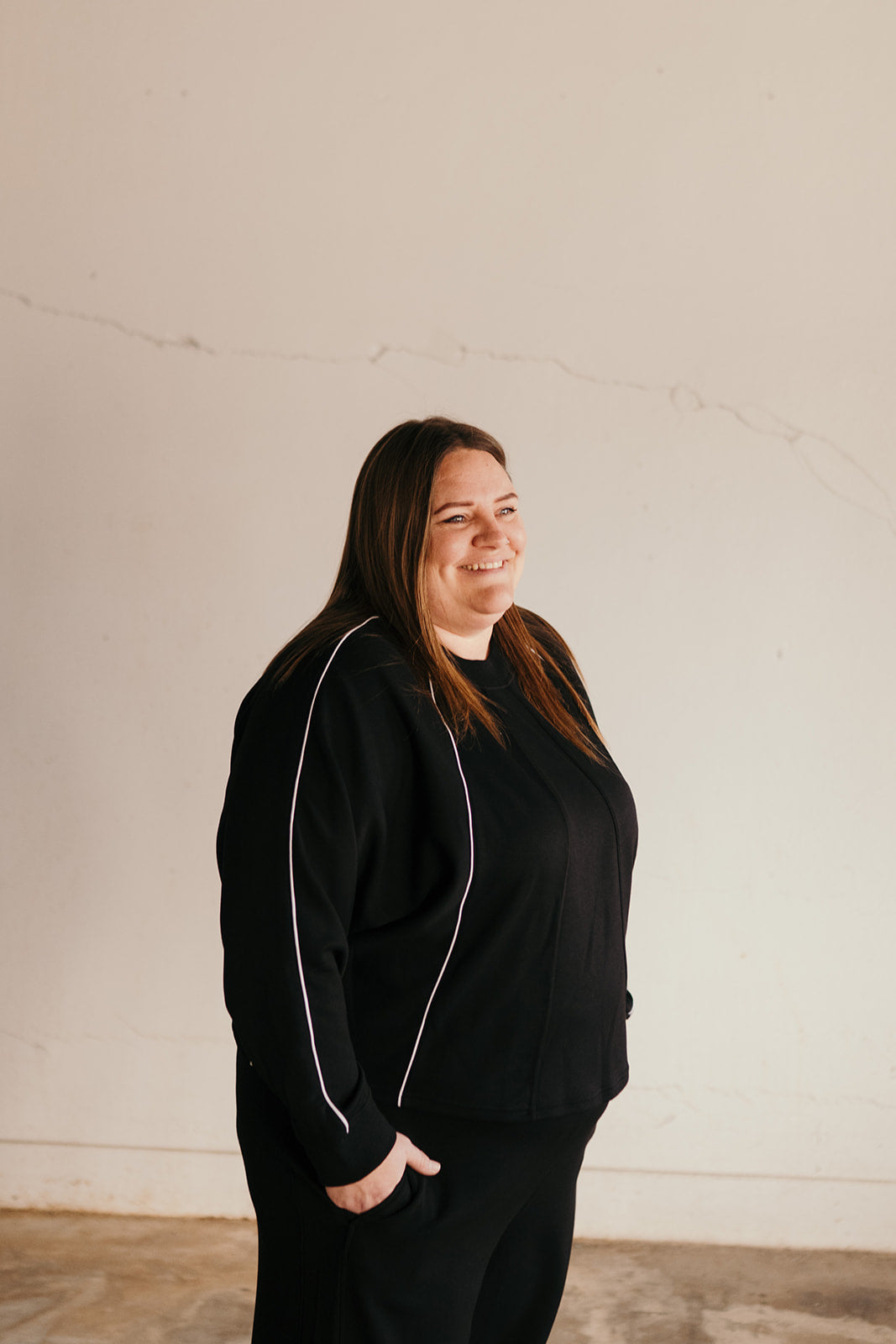 Tribal Black Piping Sweatshirt