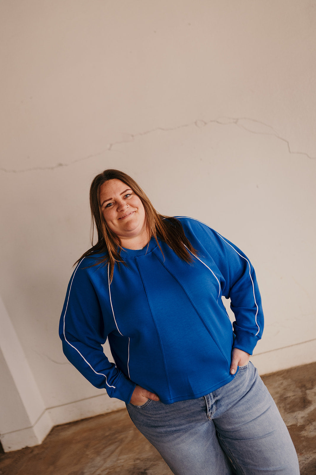 Tribal Piping Sweatshirt