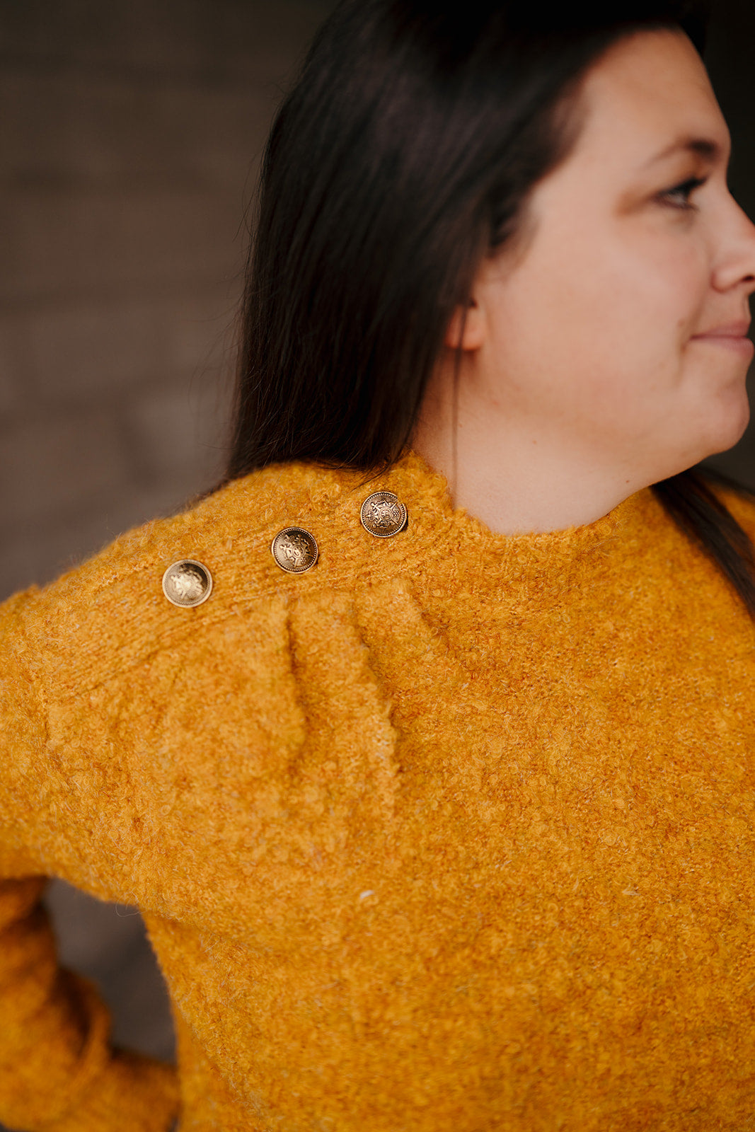 Liverpool Gold Mock Sweater