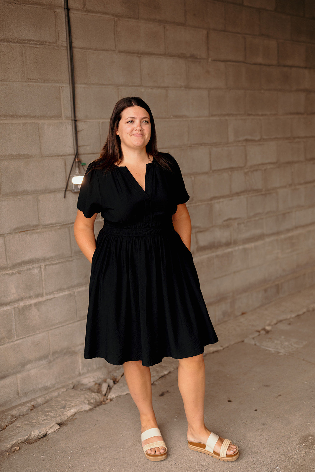 Black Lined Dress