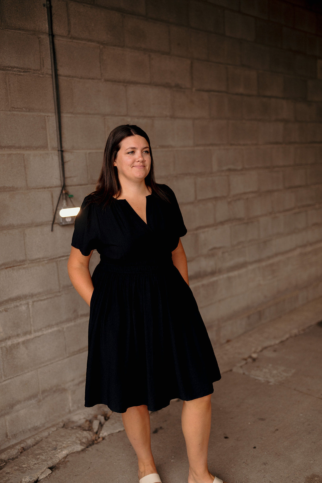 Black Lined Dress