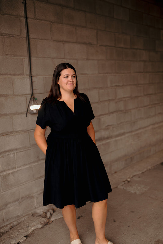 Black Lined Dress