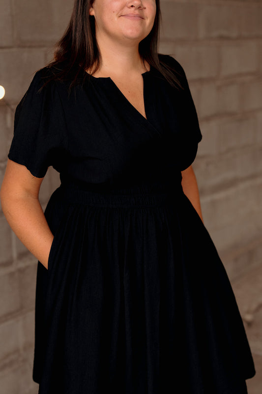 Black Lined Dress