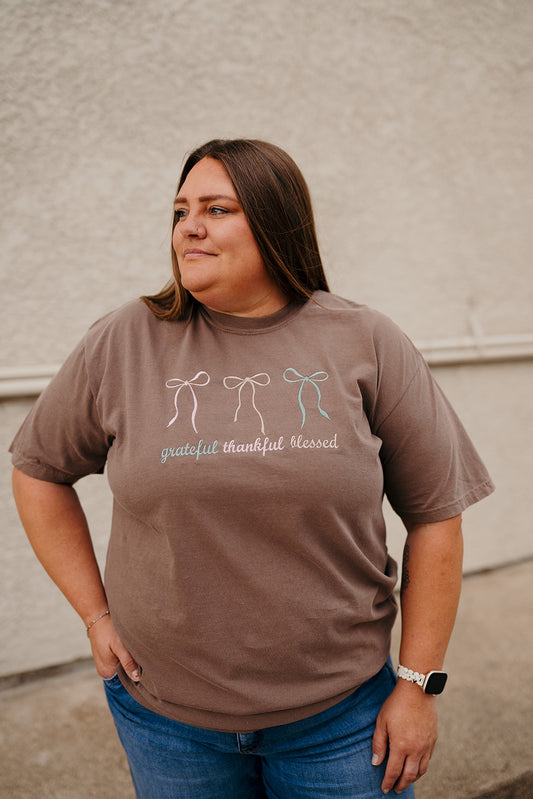 Thankful Grateful Blessed Tshirt
