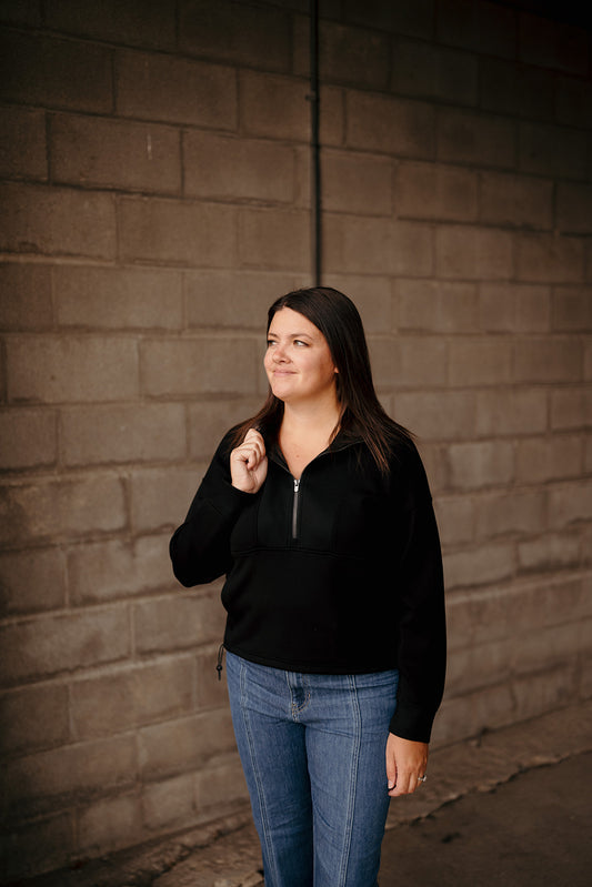 Tribal Black Pullover Sweatshirt