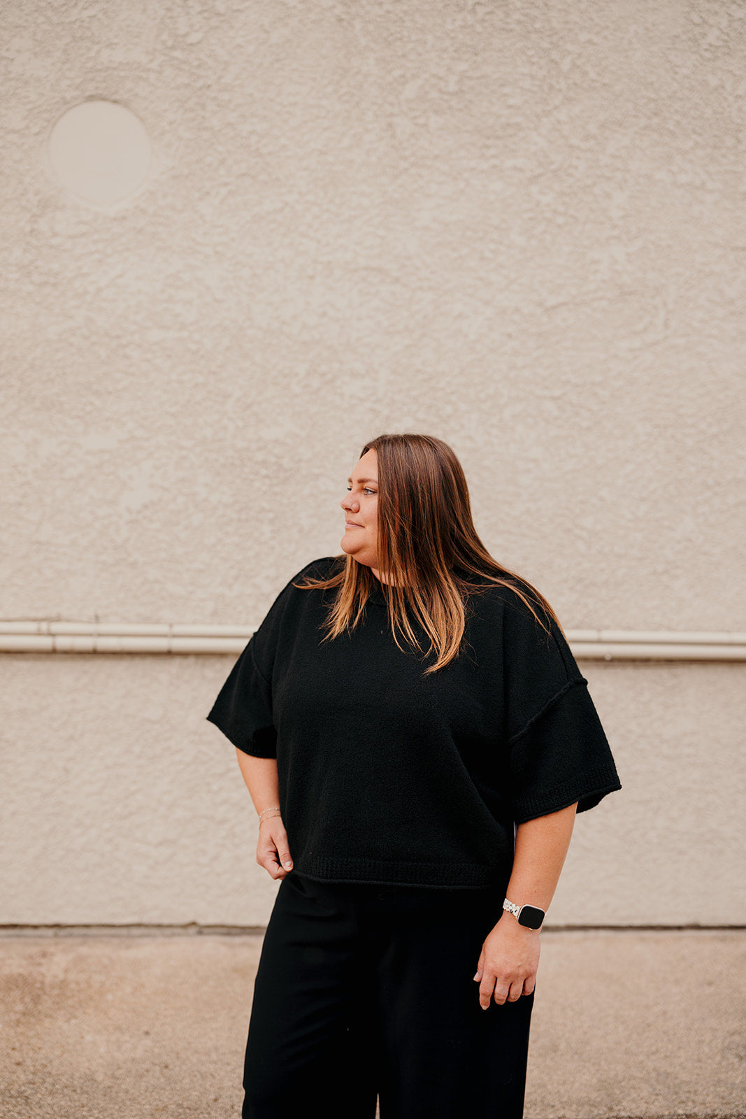 Tribal Black Drawcord Pant