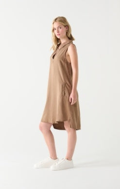 Mocha Tencel Dress