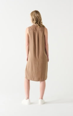 Mocha Tencel Dress