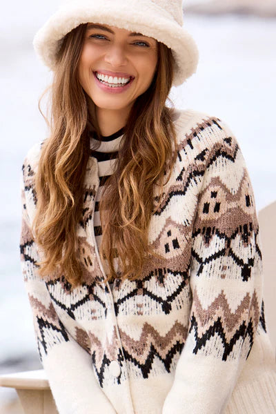 Tribal Fair Isle Cardigan