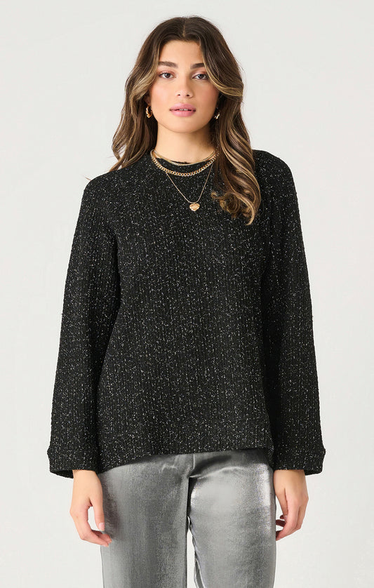 Oversized Shimmer Top