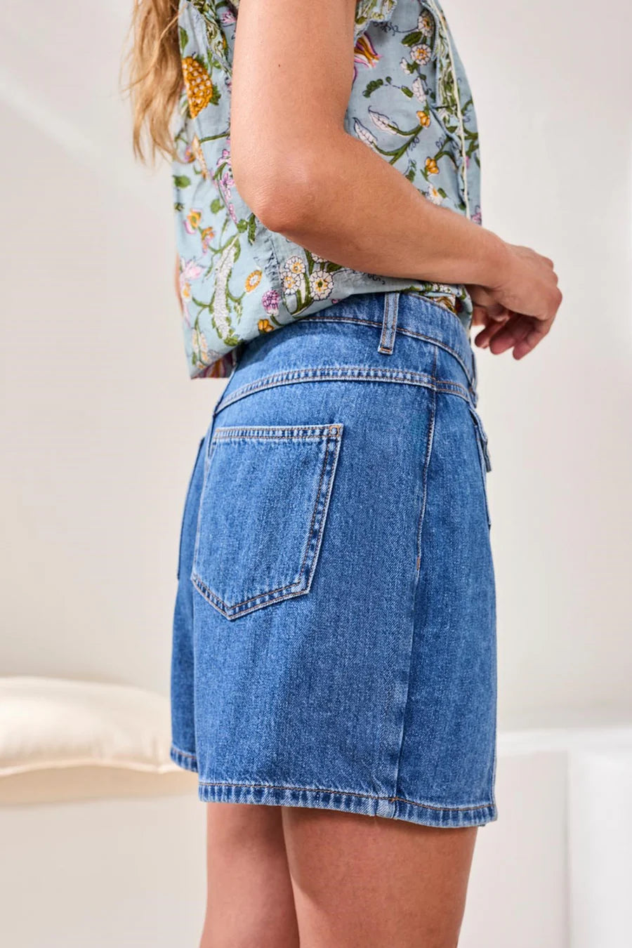 Tribal Audrey Denim Skort