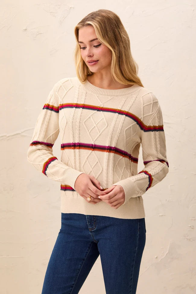 Tribal Stripe Sweater
