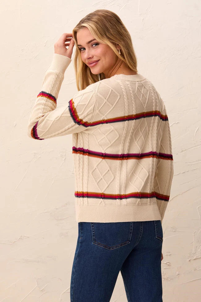 Tribal Stripe Sweater