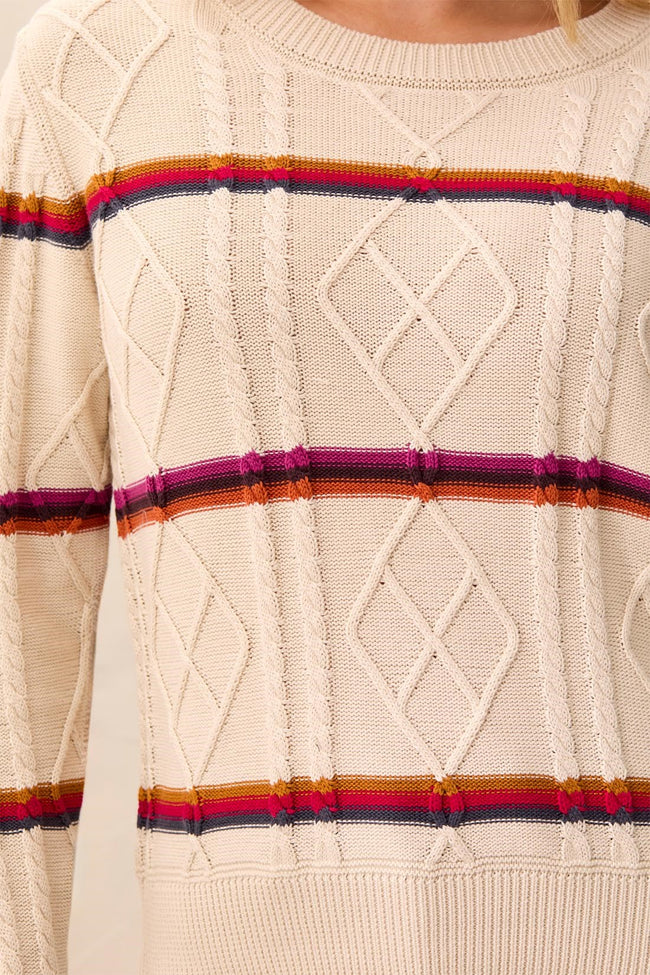 Tribal Stripe Sweater