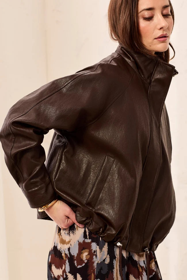 Tribal Brown Relaxed Jacket