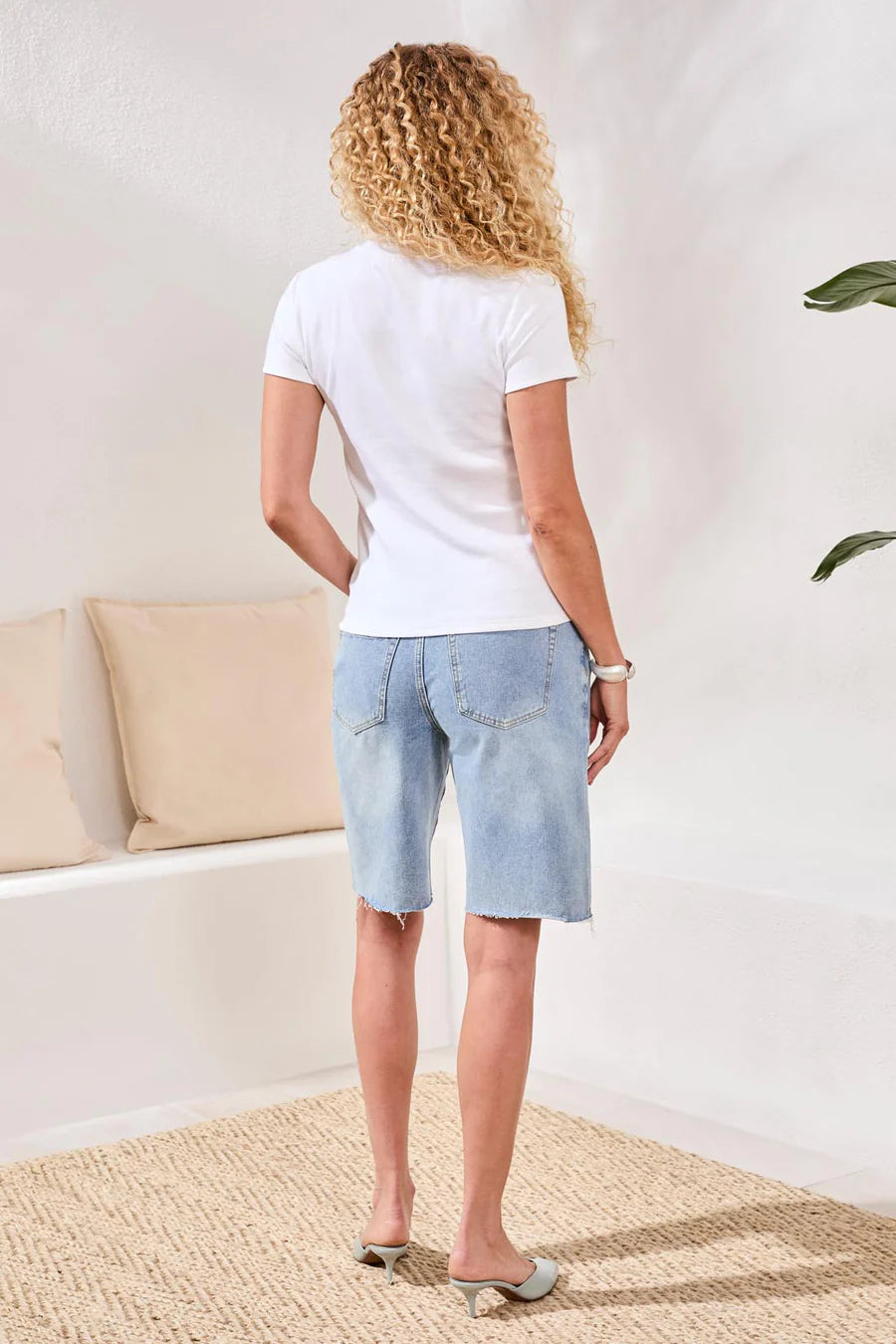 Tribal White Crew Tshirt