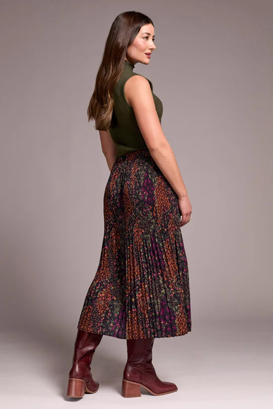 Tribal Plisse Skirt