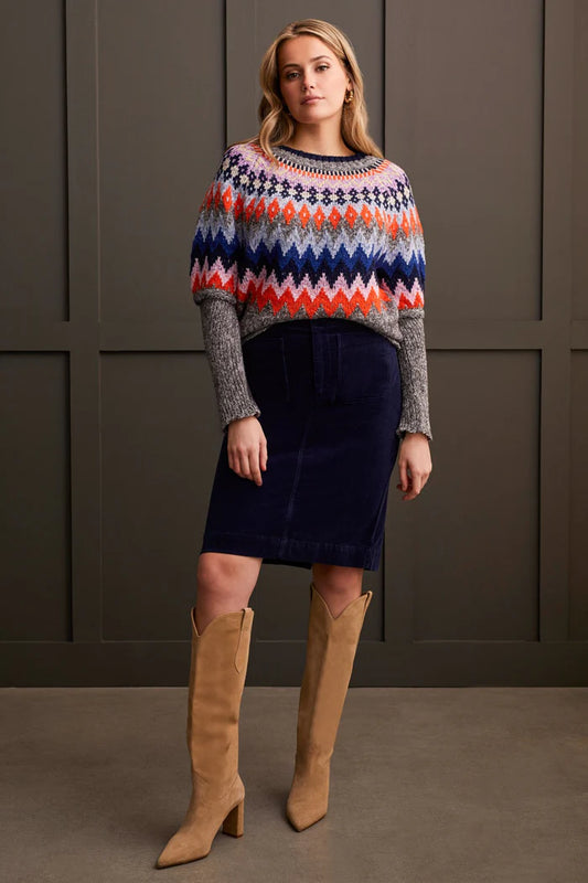 Tribal Intarsia Sweater