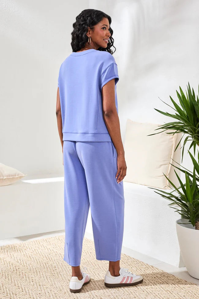 Tribal Baja Blue Scuba Top